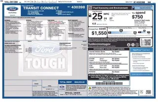 Ford Transit Connect 2019 XLT 4dr LWB Cargo Mini-Furgoneta w/Puertas de Carga Trasera