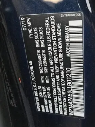 Porsche Macan 2020 4x4 4p SUV