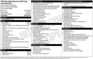 Hyundai SANTA CRUZ 2024 AWD XRT 4dr Crew Cab 4.3ft. SB