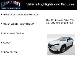 Honda CR-V 2024 AWD EX-L 4dr SUV
