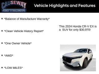 Honda CR-V 2024 AWD EX 4p SUV