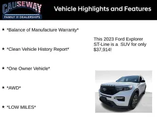 Ford Explorer 2023 AWD ST-Line 4dr SUV