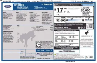 Ford Bronco 2023 4x4 Base Advanced 4dr SUV