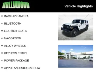 Jeep Wrangler Unlimited 2021 4x4 Rubicon 4dr SUV