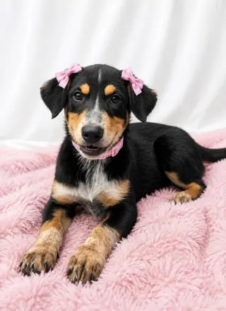 Border Collie Lab puppies females
