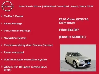 Volvo XC90 2016 AWD T6 Momentum 4p SUV