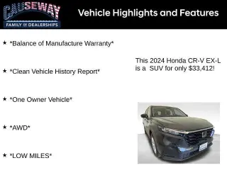 Honda CR-V 2024 AWD EX-L 4dr SUV