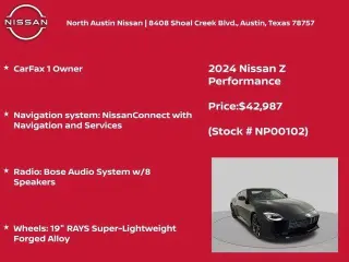 Nissan Z 2024 Performance 2dr Coupe 6M