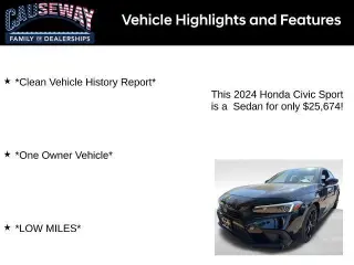 Honda Civic 2024 Sport 4dr Sedan