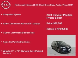 Chrysler Pacifica Plug-In Hybrid 2024 Road Tripper 4dr Mini-Van