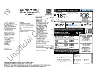 Nissan Titan 2023 4x4 SV 4dr Crew Cab 5.6 ft. SB