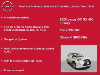 Lexus GX 460 2020 AWD Luxury 4dr SUV