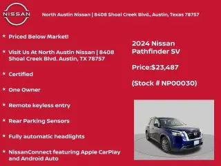 Nissan Pathfinder 2024 SV 4dr SUV
