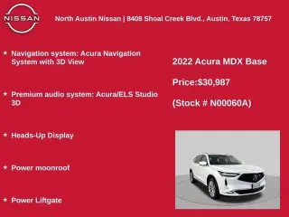 Acura MDX 2022 SH-AWD 4p SUV con Paquete Avanzado