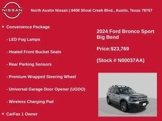 Ford Bronco Sport 2024 AWD Big Bend 4p SUV