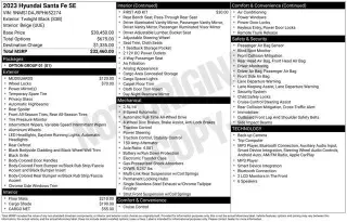 Hyundai SANTA FE 2023 4x4 SE 4p Crossover