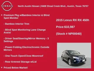 Lexus RX 450h 2015 4dr SUV
