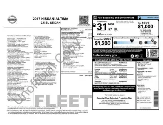 Nissan Altima 2017 2.5 4dr Sedán