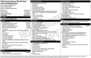 Toyota Tacoma 2024 4x4 Limited 4p Doble Cabina 5.0 ft CB