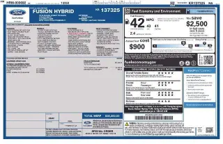Ford Fusion Hybrid 2019 Titanium 4p Sedan