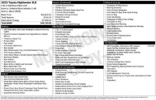 Toyota Highlander 2023 XLE 4dr SUV