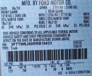 Ford Maverick 2024 AWD XLT 4dr SuperCrew 4.5 ft. SB
