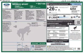 Ford Bronco Sport 2022 AWD Big Bend 4dr SUV