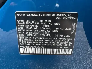 Volkswagen Atlas 2026 SE 4p SUV con Tecnología
