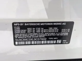 BMW X5 2020 sDrive40i 4p Vehículo de Actividad Deportiva