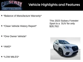 Subaru Forester 2023 AWD Sport 4dr Crossover