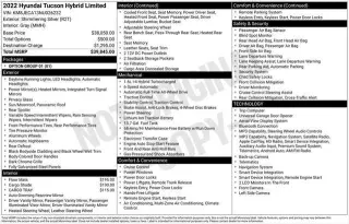 Hyundai TUCSON Híbrido 2022 AWD Limited 4dr SUV