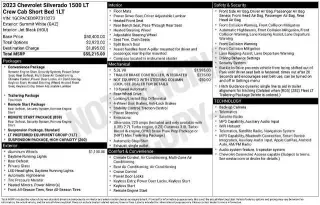Chevrolet Silverado 1500 2023 4x2 LT 4dr Crew Cab 5.8 ft. SB