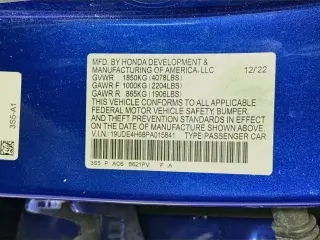 Acura Integra 2023 4dr Liftback CVT con Tecnología y Paquete A-SPEC