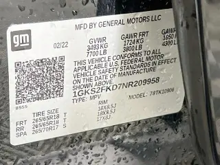GMC Yukon XL 2022 4x4 SLE 4dr SUV