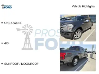 Ford F-150 2018 4x4 Platinum 4dr SuperCrew 5.5 ft. SB