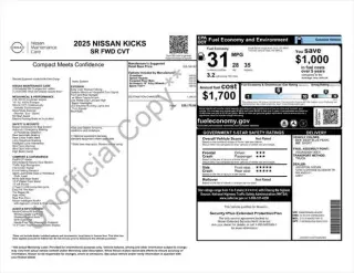 Nissan Kicks 2025 SR 4dr Crossover