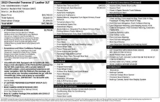 Chevrolet Traverse 2023 LT Leather 4dr SUV