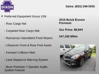 Buick Encore 2016 AWD Premium 4dr Crossover