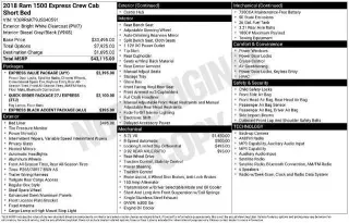 Ram 1500 2018 4x2 Express 4dr Crew Cab 5.5 ft. SB Pickup