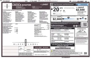 Lincoln Aviator 2020 AWD Black Label 4dr SUV