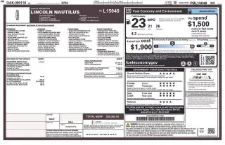 Lincoln Nautilus 2023 Reserve 4dr SUV