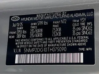 Hyundai SANTA FE Hybrid 2026 AWD SEL 4dr SUV