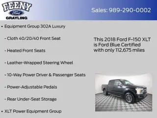 Ford F-150 2018 4x4 XLT 4dr SuperCrew 5.5 ft. SB
