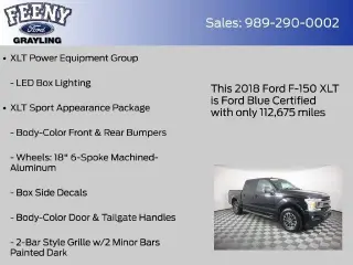 Ford F-150 2018 4x4 XLT 4dr SuperCrew 5.5 ft. SB