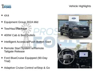Ford F-150 2024 4x4 XLT 4dr SuperCrew 6.5 ft. SB
