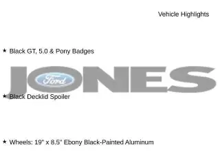 Ford Mustang 2020 GT 2dr Fastback