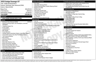 Dodge Durango 2025 AWD GT 4dr SUV