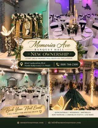 MEMORIES AVENUE BANQUET HALL