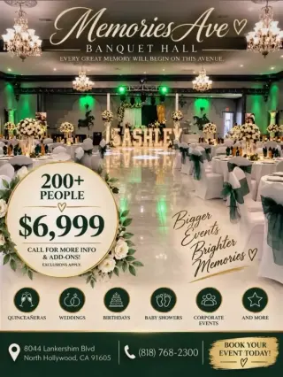 MEMORIES AVENUE BANQUET HALL