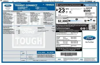 Ford Transit Connect 2015 Titanium 4dr LWB Mini-Van con Puerta Trasera Elevadora